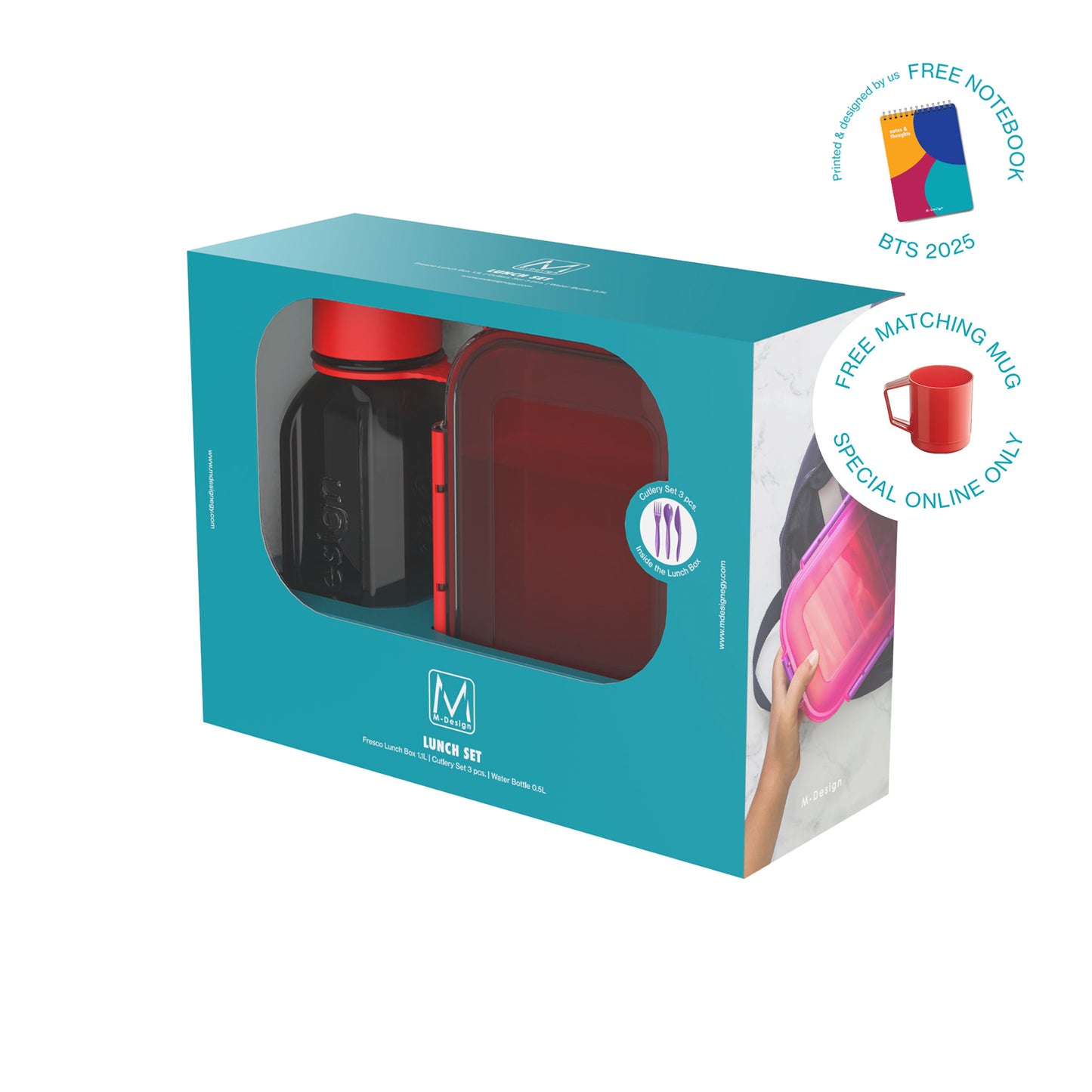 1.1 Lunch Set + Free Matching Mug