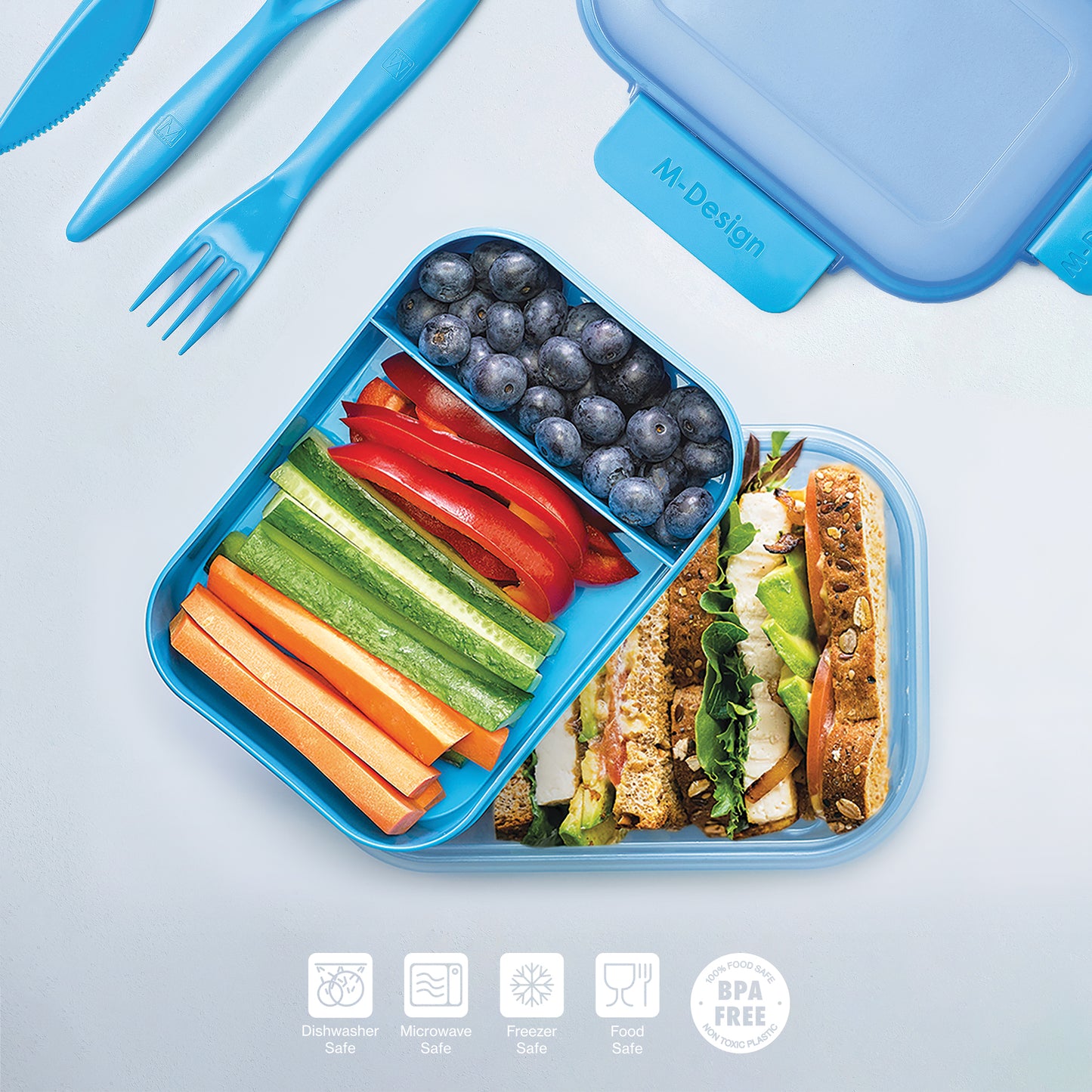 1100ml Fresco Lunch Box