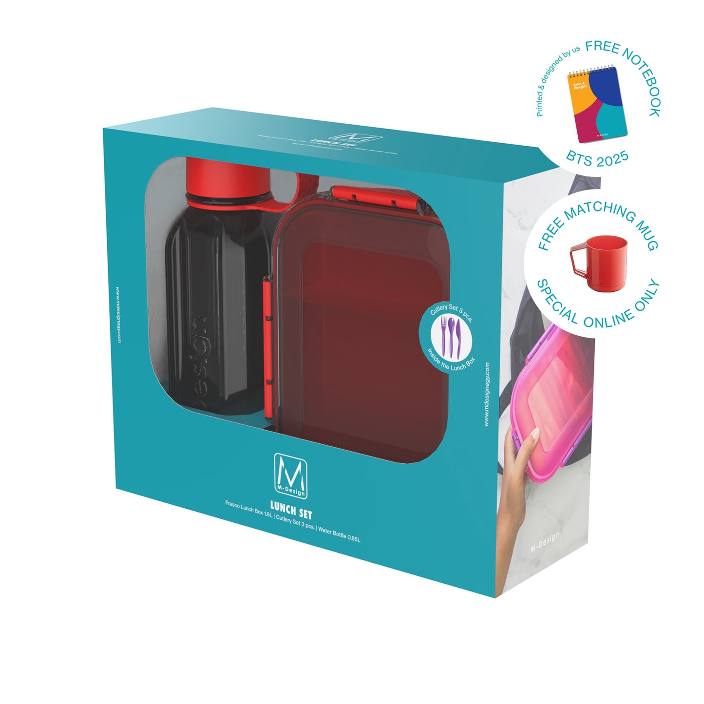 1.6 Lunch Set + Free Matching Mug
