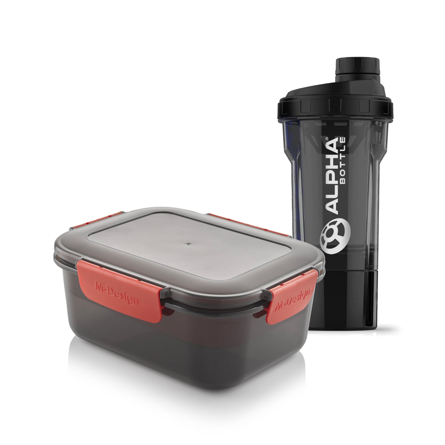 1.6 Set Fresco Lunch Box + Alpha Bottle 500 POD