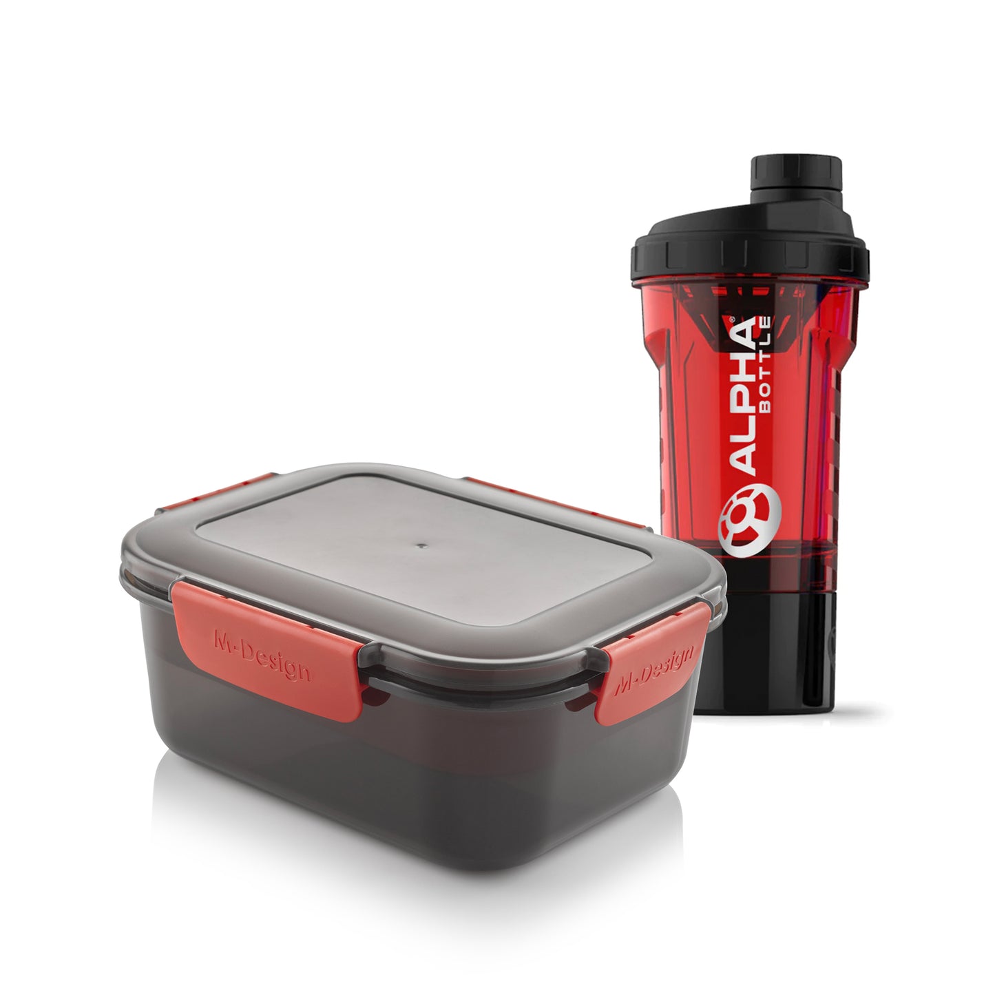 1.6 Set Fresco Lunch Box + Alpha Bottle 500 POD