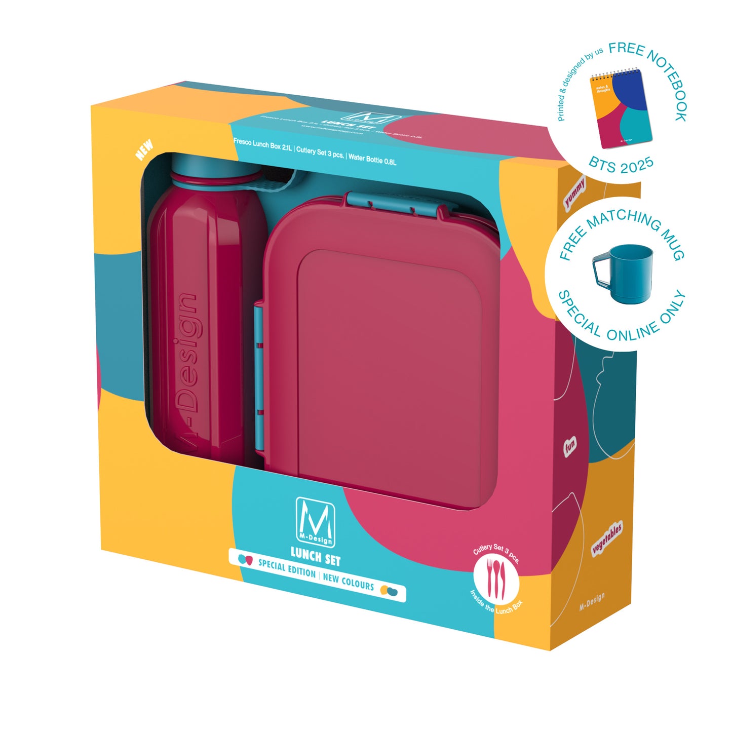 2.1 Lunch Set + Free Matching Mug