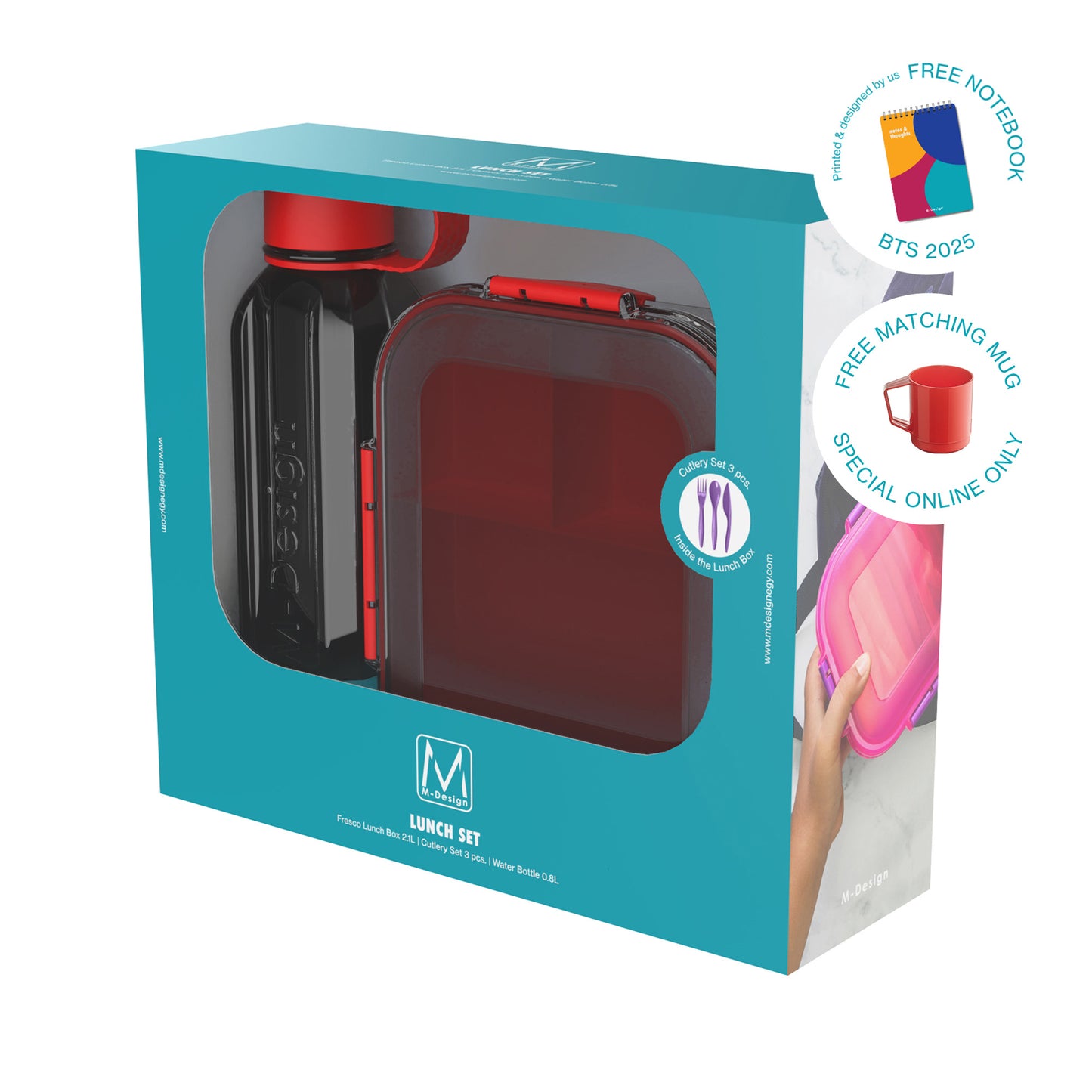 2.1 Lunch Set + Free Matching Mug