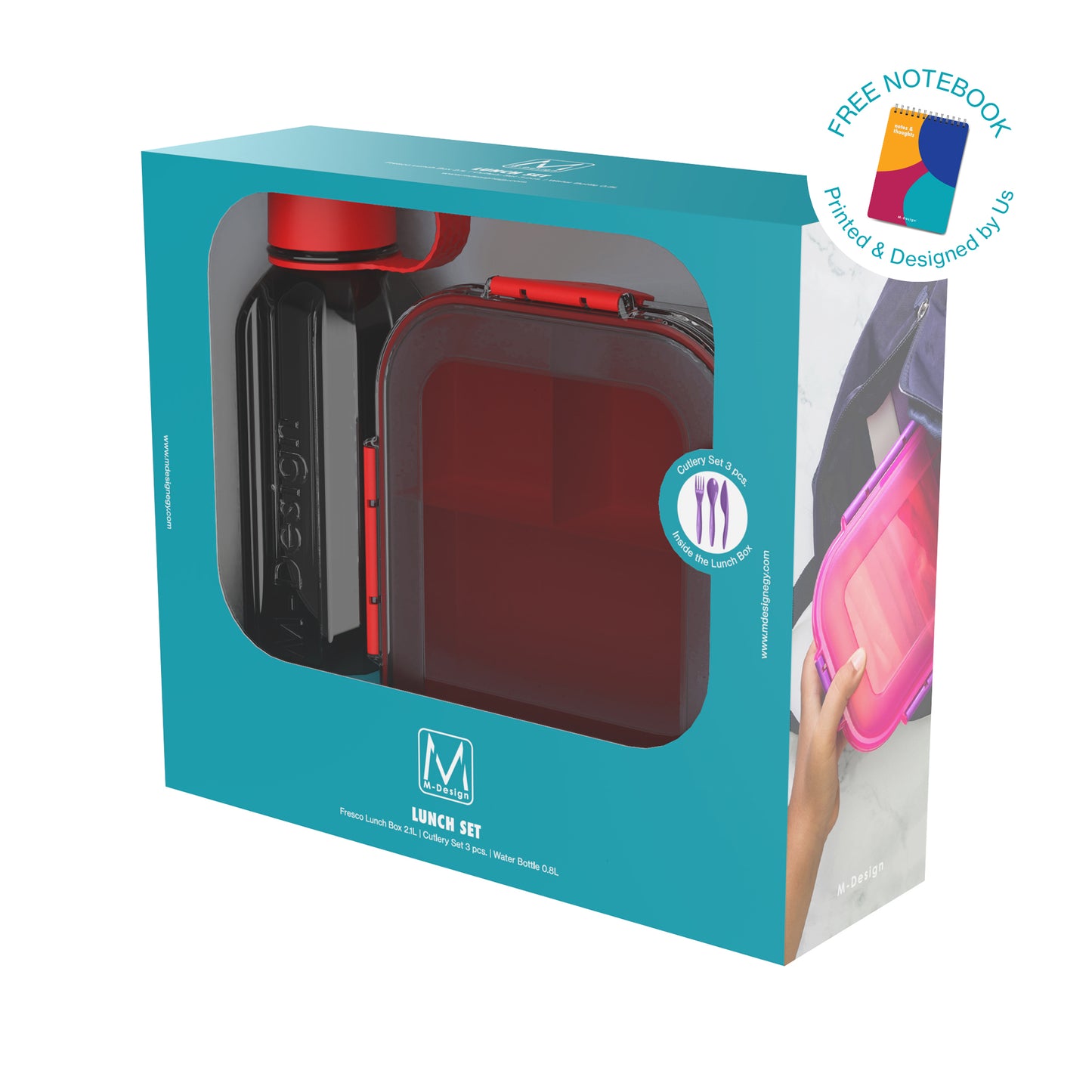 2.1 Lunch Set + FREE Notebook