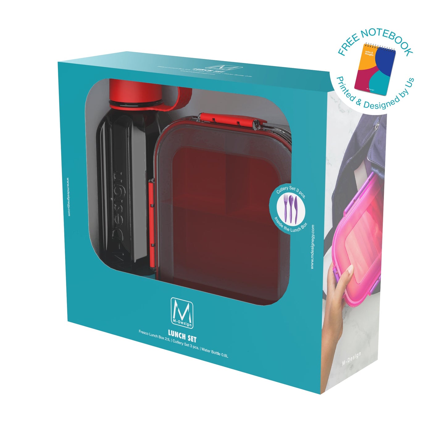 2.1 Lunch Set + FREE Notebook