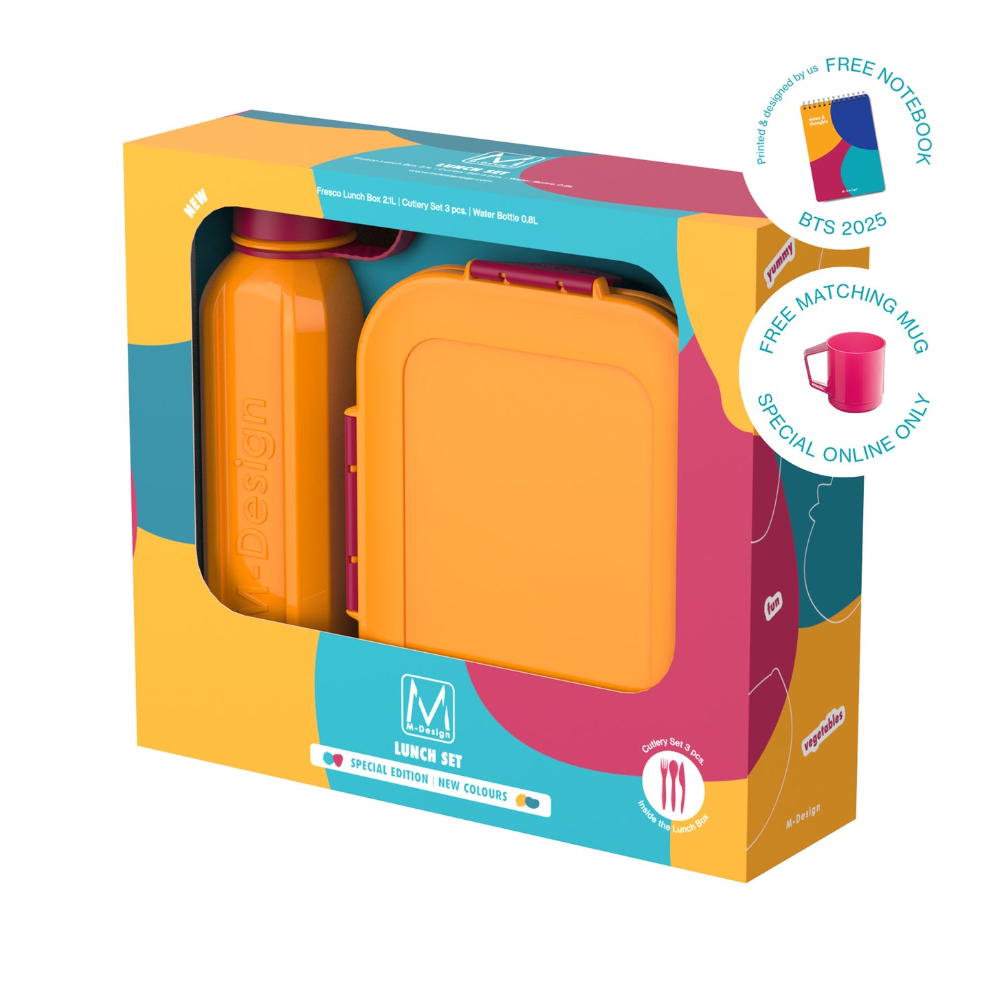 2.1 Lunch Set + Free Matching Mug