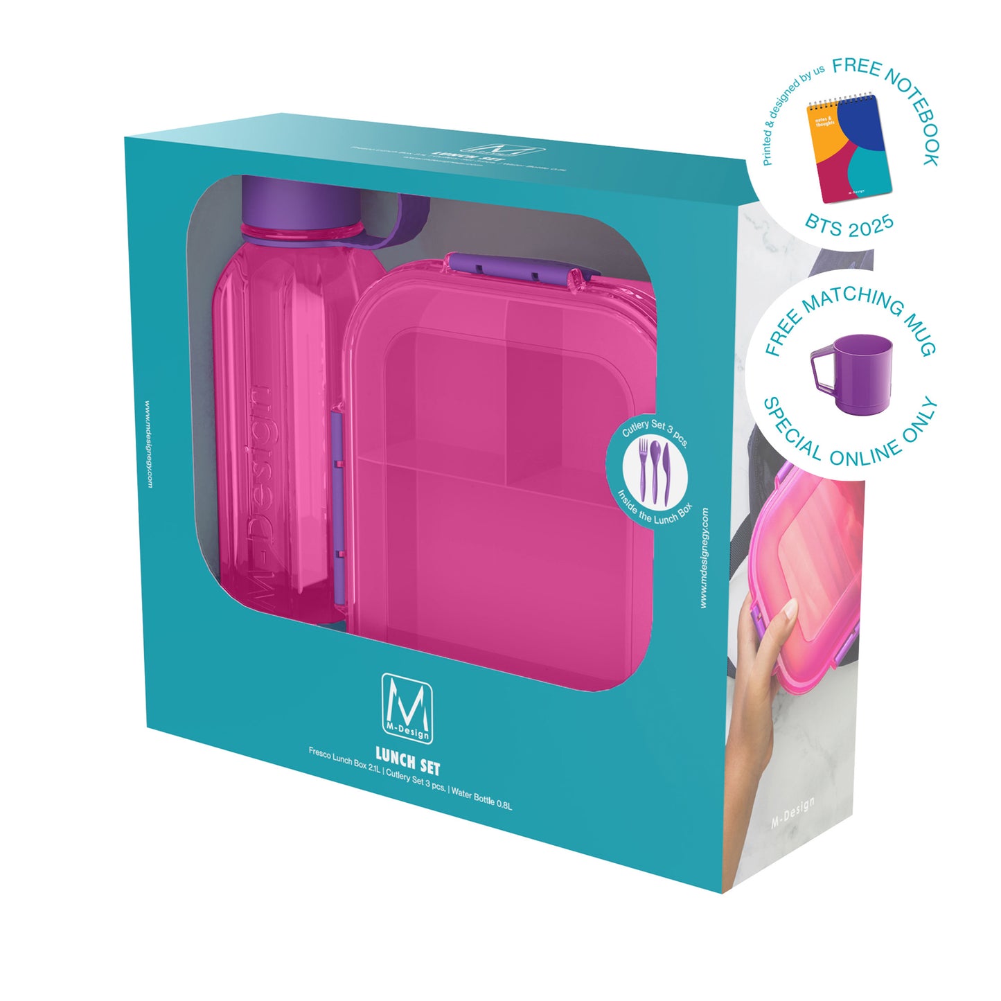 2.1 Lunch Set + Free Matching Mug