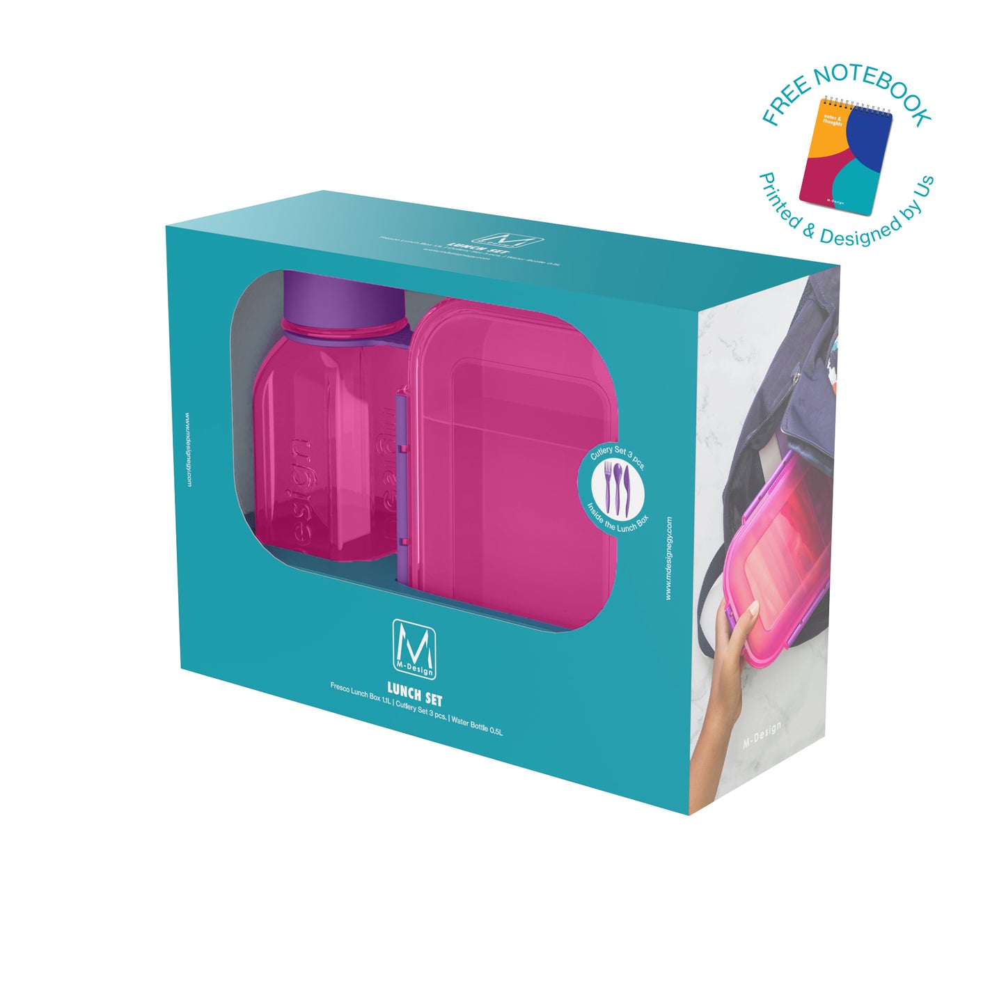 1.1 Lunch Set + FREE Notebook