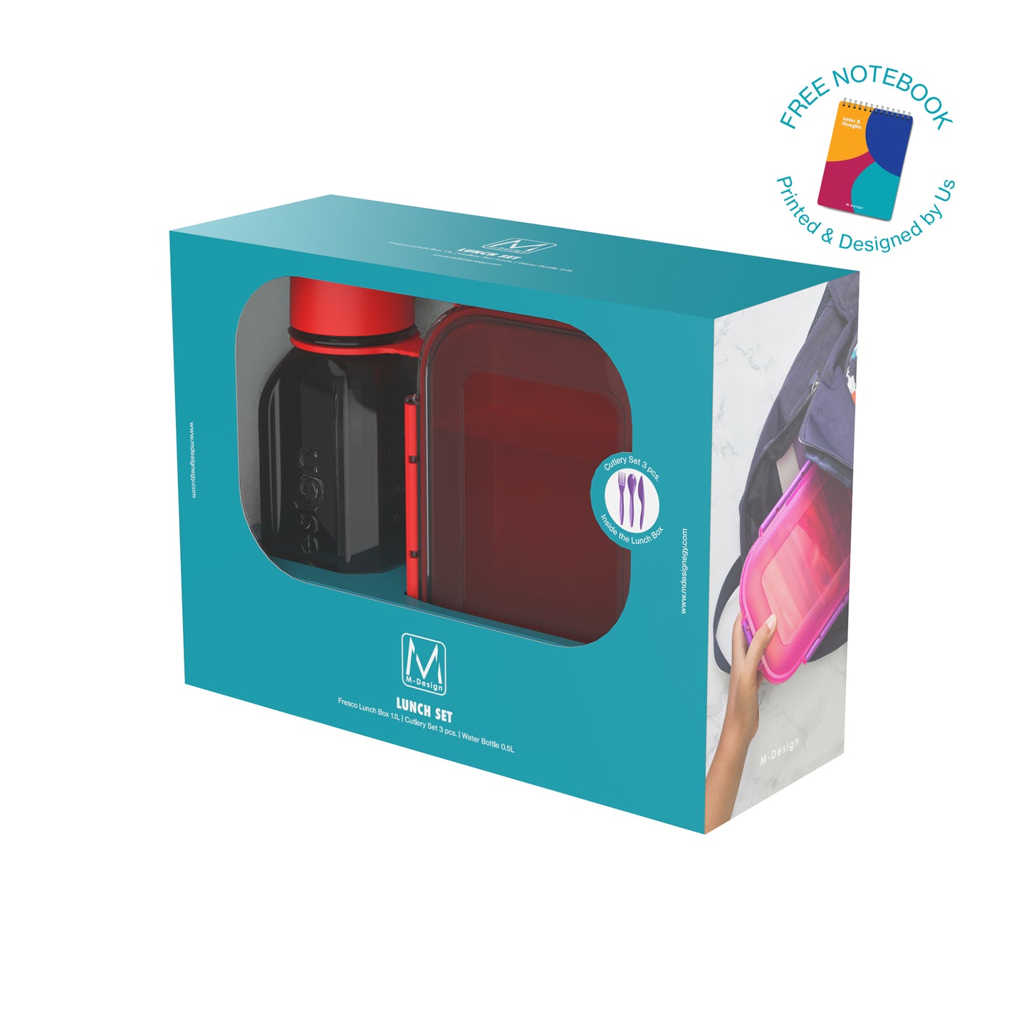 1.1 Lunch Set + FREE Notebook