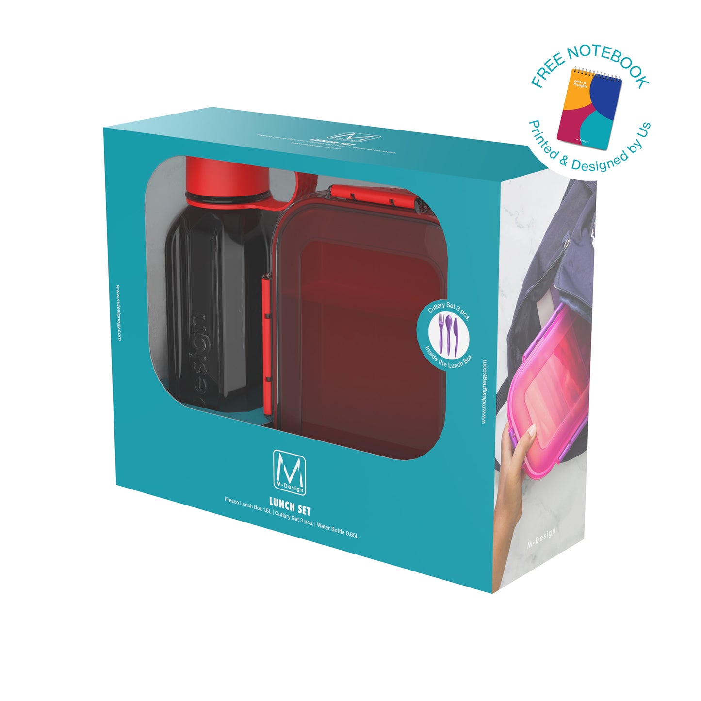 1.6 Lunch Set + FREE Notebook