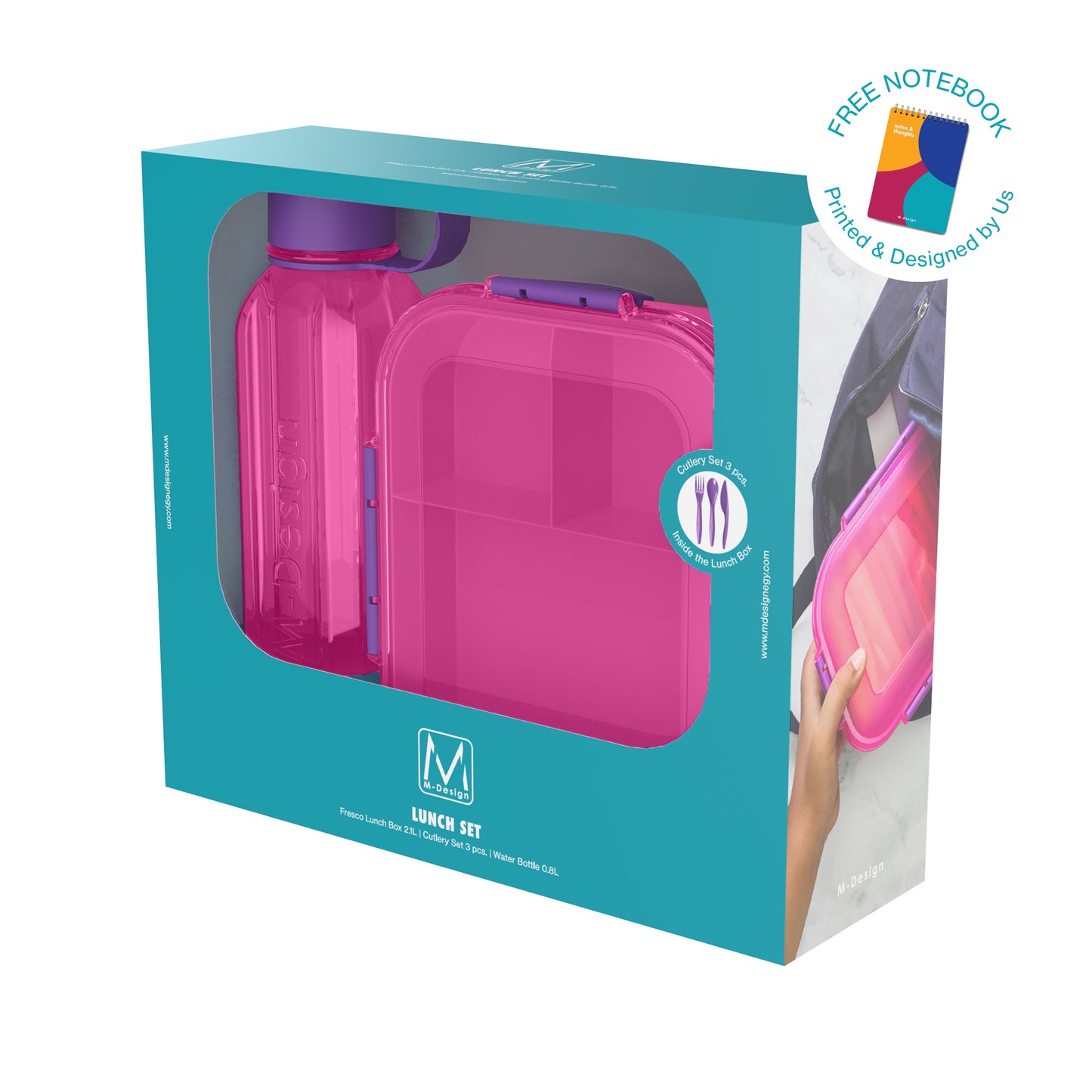 2.1 Lunch Set + FREE Notebook