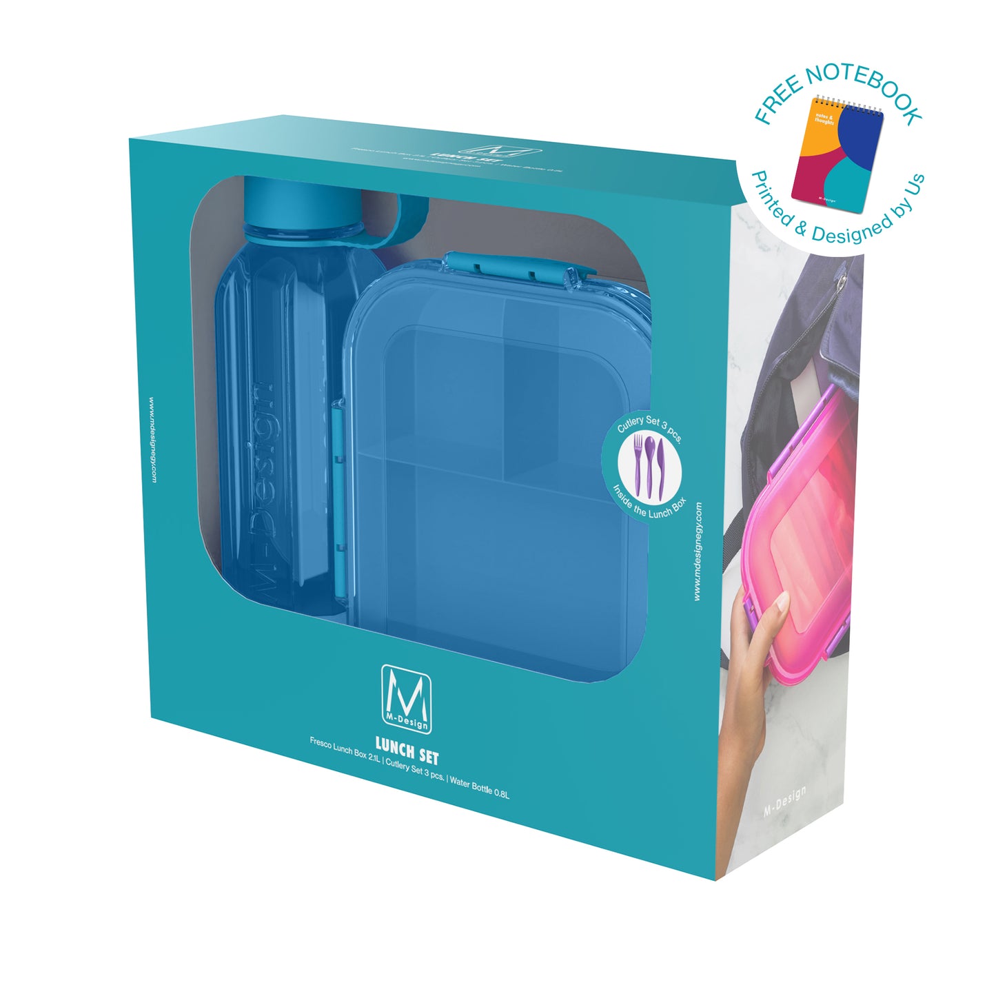 2.1 Lunch Set + FREE Notebook