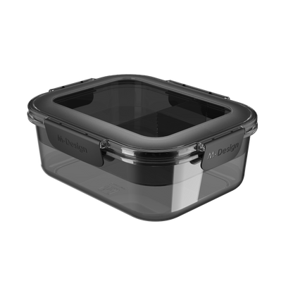 جديد -Fresco™ لانش بوكس - اسود دخانى