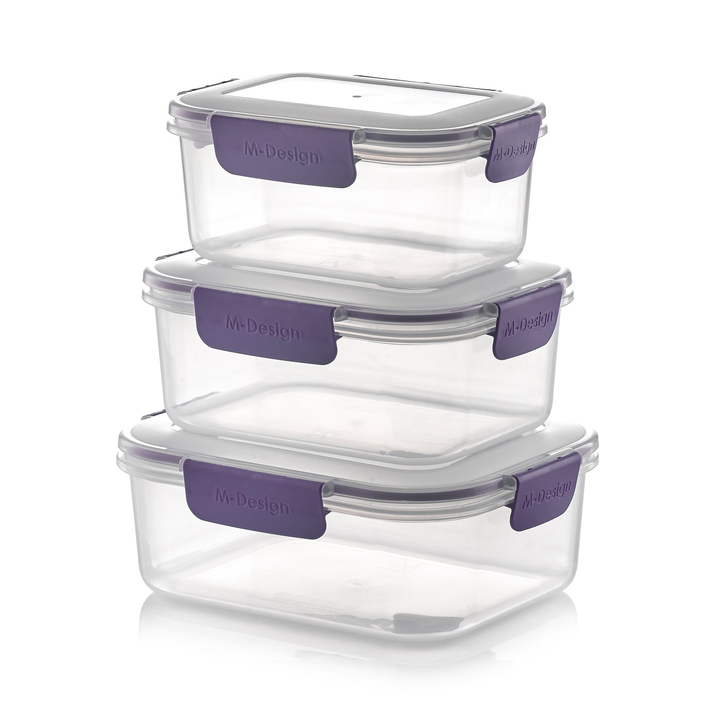 Set of 3 Fresco™ Food Container 1100ml, 1600ml & 2100ml