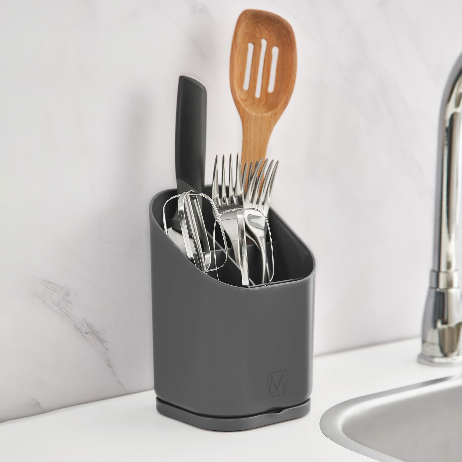 Cutlery Drainer with Tray - Main Image