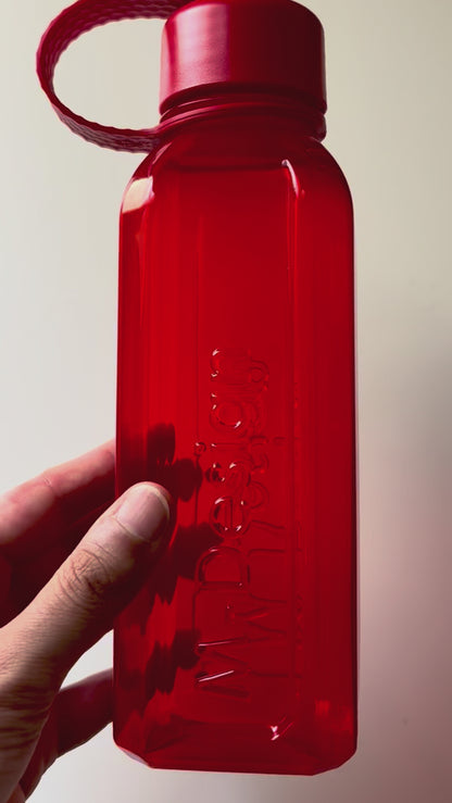 زجاجة مياة - احمر